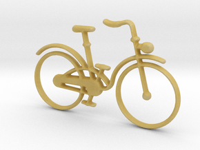 Bicycle  in Tan Fine Detail Plastic