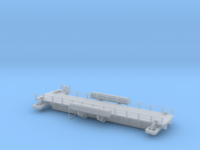 Locomotive turntable bridge for N in Clear Ultra Fine Detail Plastic
