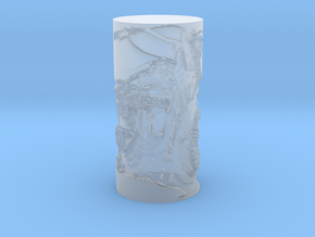 BIKE_LAMP_SHADE in Clear Ultra Fine Detail Plastic
