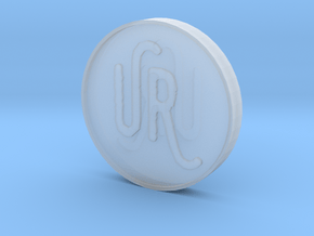 UrsulasRevenge Fan Coin in Clear Ultra Fine Detail Plastic