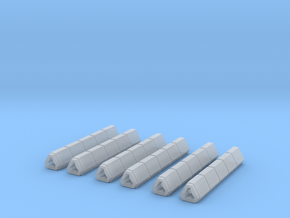 Railguns set in Clear Ultra Fine Detail Plastic