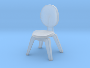 1:22.5 scaled chair 1 in Clear Ultra Fine Detail Plastic