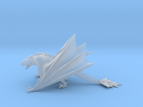 Dragon Model in Clear Ultra Fine Detail Plastic