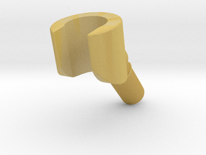 minifigure hand angled in Tan Fine Detail Plastic