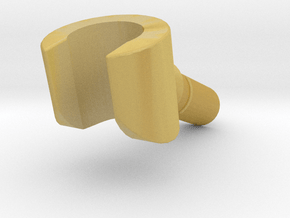 angled minifigure hand 2 in Tan Fine Detail Plastic