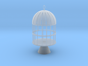 birdcage candle holder in Clear Ultra Fine Detail Plastic