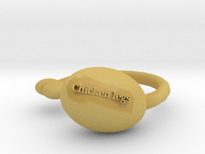 Chickenleg bracelet  in Tan Fine Detail Plastic
