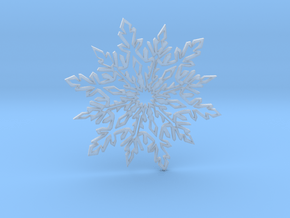 Snow_flake in Clear Ultra Fine Detail Plastic