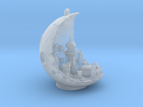 Moon City in Clear Ultra Fine Detail Plastic