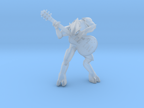 Halo Elite Playing Guitar in Clear Ultra Fine Detail Plastic