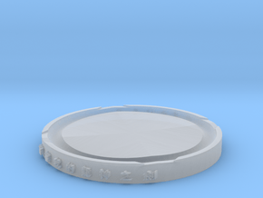 modeling  coaster in Clear Ultra Fine Detail Plastic