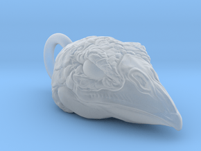Bird Head Pendant in Clear Ultra Fine Detail Plastic
