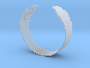 Cat palm ring in Clear Ultra Fine Detail Plastic