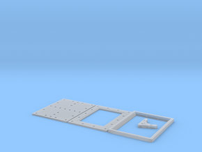 DIY 3.5'' x 2.5'' Frebird picture frame kit in Clear Ultra Fine Detail Plastic