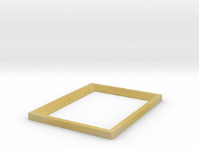 DIY 3.5''x2.5'' Frebird photo frame - Front in Tan Fine Detail Plastic