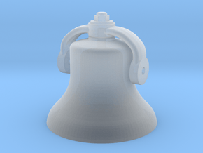 Bell in Clear Ultra Fine Detail Plastic