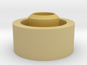 Hedron Blade Plug V2_(Part 2) in Tan Fine Detail Plastic