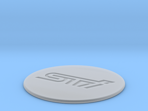STI Coaster in Clear Ultra Fine Detail Plastic