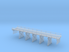 Timber Trestle N Scale: SP Common Standard Design in Clear Ultra Fine Detail Plastic