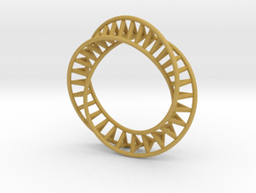 Bruc Ring in Tan Fine Detail Plastic