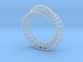 Bruc Ring in Clear Ultra Fine Detail Plastic