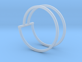 Cal Ring in Clear Ultra Fine Detail Plastic