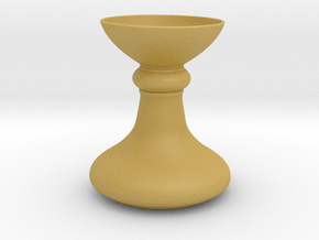 Base or Vase in Tan Fine Detail Plastic