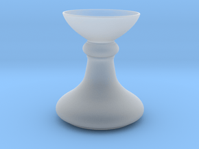 Base or Vase in Clear Ultra Fine Detail Plastic