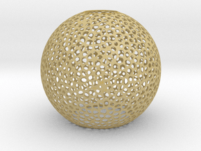 Sphere_vero_3_40mm in Tan Fine Detail Plastic