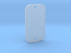 Virgo (The Maiden) DogTag V4 in Clear Ultra Fine Detail Plastic