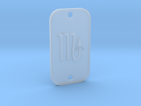 Scorpion (The Scorpion) DogTag V1 in Clear Ultra Fine Detail Plastic