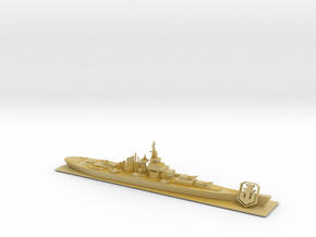 World of Warships Battleship w/ logo spacebar x6.5 in Tan Fine Detail Plastic