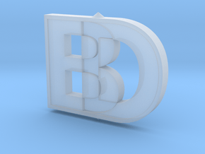 Black Dog Engineering 3D Logo in Clear Ultra Fine Detail Plastic