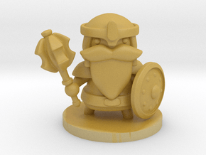 Dwarf Fighter in Tan Fine Detail Plastic