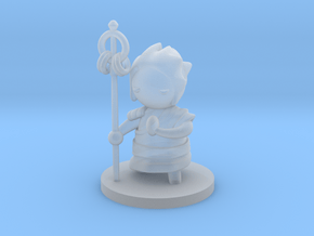 Tranquil Monk in Clear Ultra Fine Detail Plastic