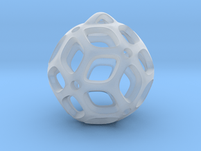 View of spherical games - part two. Pendant in Clear Ultra Fine Detail Plastic
