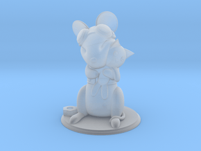 Mouse with Stuffed Cat - Mechanic version in Clear Ultra Fine Detail Plastic