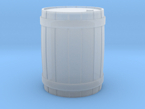 Barrel in Clear Ultra Fine Detail Plastic