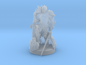 Antipaladin with Dual Massive Swords in Clear Ultra Fine Detail Plastic