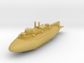 Airship Battlecruiser in Tan Fine Detail Plastic
