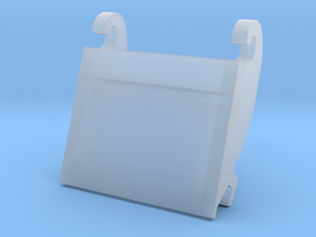 adapterplaat cw30 1 in Clear Ultra Fine Detail Plastic