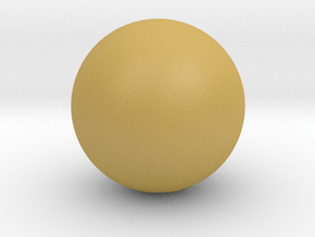 Sphere_50.8mm_1.2mm_4mm-Icosphere in Tan Fine Detail Plastic