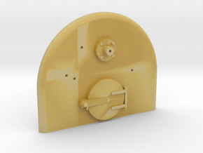 Gauge 3 Neilson Firebox backhead in Tan Fine Detail Plastic