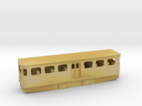 OO9 4mm DMU Tram in Tan Fine Detail Plastic