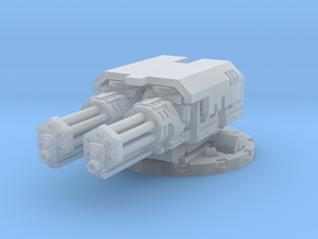 complete cannon mount for assault cannons - 28mm S in Clear Ultra Fine Detail Plastic