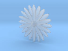 Hole Plug 0004 - flower in Clear Ultra Fine Detail Plastic