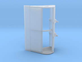 kettingbak 2000mm 3D in Clear Ultra Fine Detail Plastic