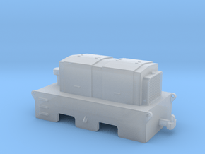 D1 H0e / 009 Diesel tractor in Clear Ultra Fine Detail Plastic