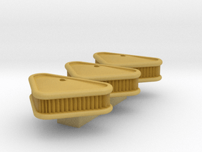 1/24 Scale Arrowhead Filter (3Pack) in Tan Fine Detail Plastic