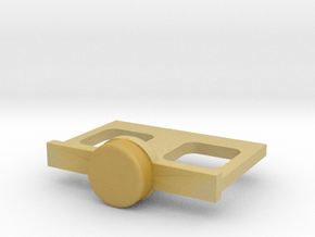 Belt Bump Connection for Minifigures in Tan Fine Detail Plastic